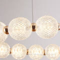 Crystal Ball Chandelier Pendant Light Home Decorative Lamps